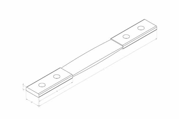 CTS-B Series Silver Plated Flexible Connectors