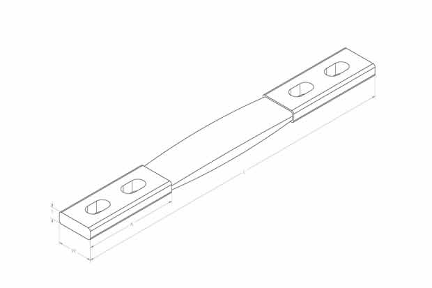 CTS-C Series Silver Plated Flexible Connectors