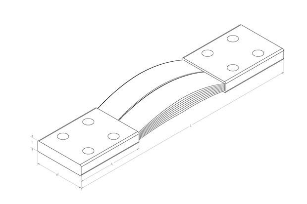CTS-F Series Silver Plated Flexible Connectors
