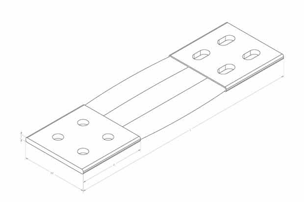CTS-G Series Silver Plated Flexible Connectors